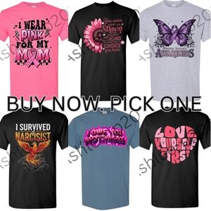 Awareness/Motivational Unisex Short Sleeve Graphic Tee Shirt